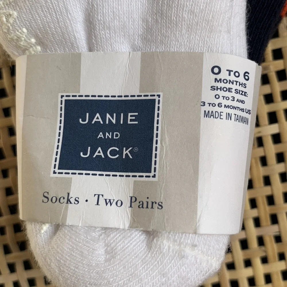 Janie and Jack Baby Boy Bundle 2 2-pack of Socks